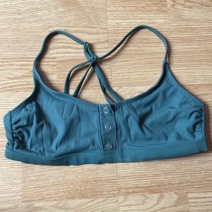 green button bikini top